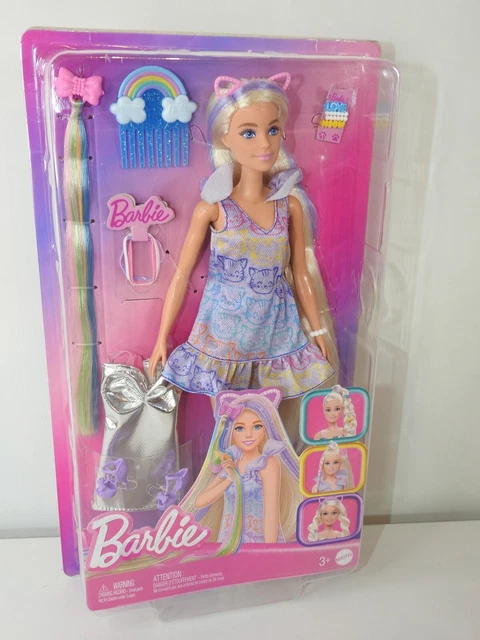 BARBIE DOLL FUN Fancy Hair 2025 Version 2 Complete Outfits Long Hair Barbie Doll Fun Fancy Hair 2025 Version.webp