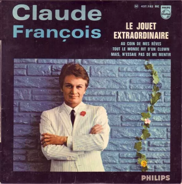 Claude François Le Jouet Extraordinaire EP, MONO Vinyl Single 7inch Philips