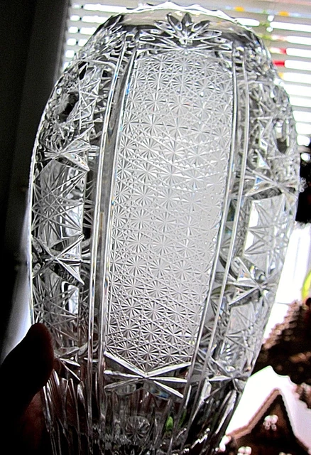 BRILANT Chic Hohe Kristallvase – 26 Cm, Rund, Durchsichtig | Handgefertigt In Der EU, Mit Swarovski-Elementen & Geschenkverpackung
