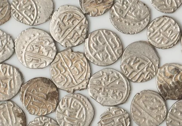 SALE PRICE: Genuine 500+ Year Old Ottoman Empire Silver Akce Coin Bayazid II