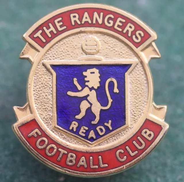 Rare Scotland Glasgow Rangers FC Football Club Enamel Pin Badge