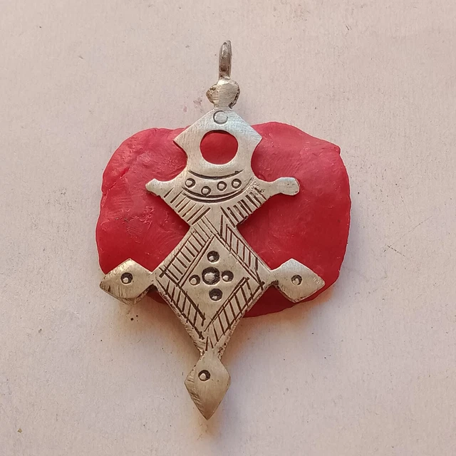 Very Old Rare Ancient Viking Amulet Silver Artefact Authentic Stunning
