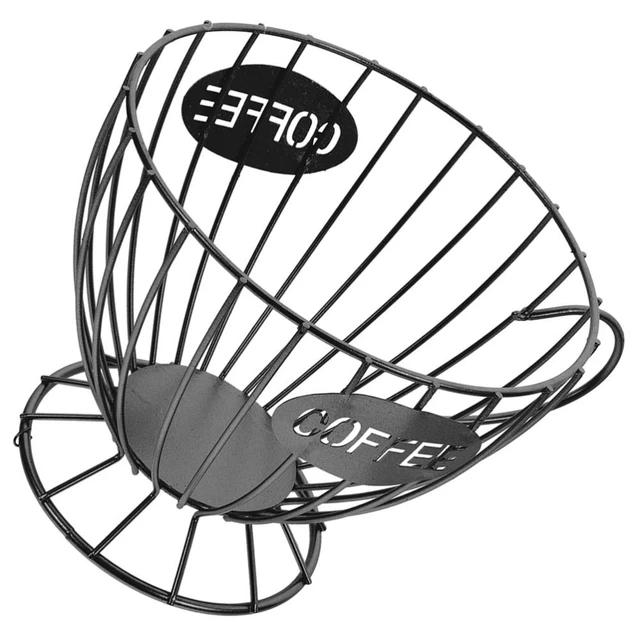 PORTE-DOSETTE DE CAFÉ En Fer, Panier De Rangement De Dosettes De Café, Panier EUR 13,99