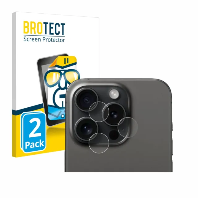 Protecteur d'Écran iPhone 15 Pro en Verre Trempé - 9H - Clair