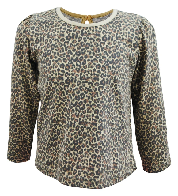 T-shirt a maniche lunghe bambina Matalan stampa con animali età da 3 a 24 mesi