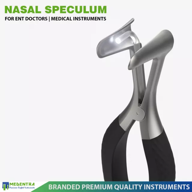 Nasal Speculum EAR AND NOSE EXAMINATION MEDICAL LED Diagnostic Specula Set