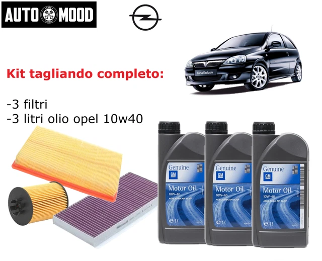 Olio Total Kit 4 Filtri Tagliando Per Opel Corsa C 1.0 E 1.2 - Foto 10