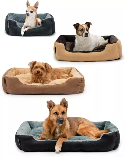 Cuscino per Cani: Comfort e Stile con Divano (M) 60x48 cm Grigio/Nero 2