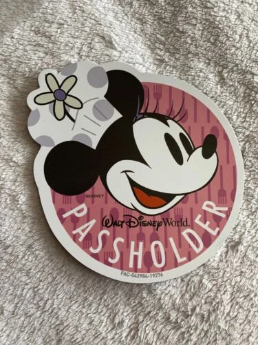 NEW Disney World Epcot Food & Wine Chef Minnie Annual Passholder Car Magnet 2019