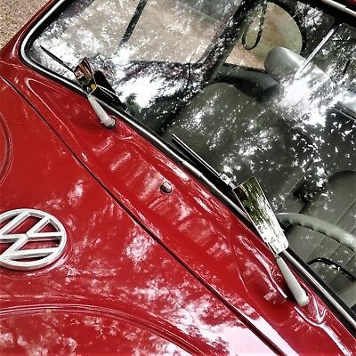 AAC Breezies Deflettori Per Classico Auto VW Mini Jaguar Beetle Verde AAC252G 