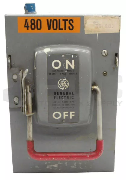 Ge General Electric Th3361 Model 2 Safety Switch, 30Amp, 600Vac/250Vdc