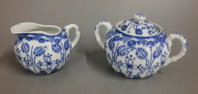 Milchkännchen + Zuckerdose Strohblume Nippon Tokusei
