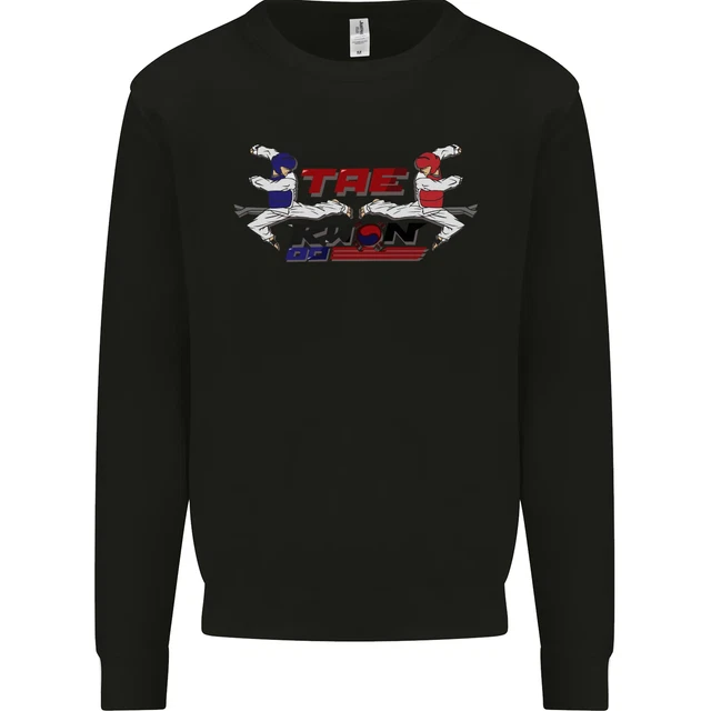 Taekwondo Fighter Mixed Martial Arts MMA Kids Sweatshirt Jumper