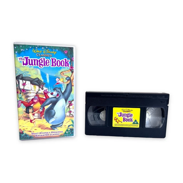 THE JUNGLE BOOK VHS 2000 Walt Disney Classic Video Cassette Tape Rare