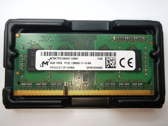 MICRON MT8KTF51264HZ-1G6N1 (4GB, PC3L-12800S, 1600 MHz, DDR3 SDRAM) EUR ...