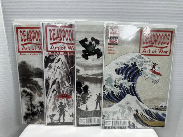 Marvel Comics Deadpool's Art of War Set of 4- #1-4. 2014-2015 Peter David VGC