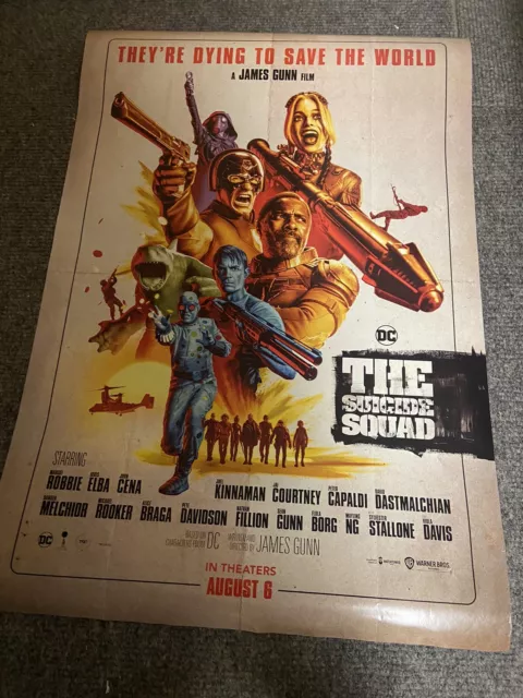 The Suicide Squad 27x40 Double Sided DS Double-Sided Movie Poster