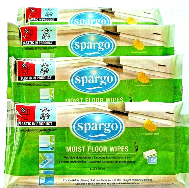 60 Feuchte Bodentücher Bodenpflegetücher Feuchttücher Pflege Tücher Zitronenduft