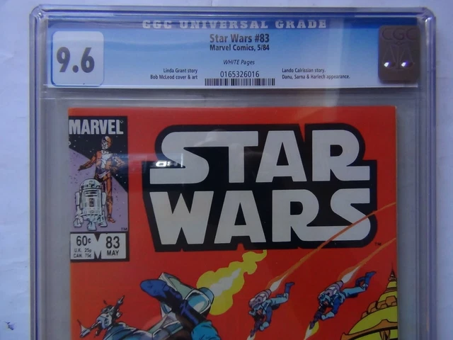 Star Wars 83 (Marvel 5/84) CGC 9.6 WHITE PAGES (Direct)