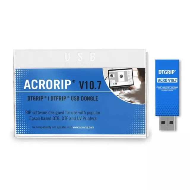 ACRORIP V10.7, works for DTF, DTG and UV Printers | DTFRIP and DTGRIP Software