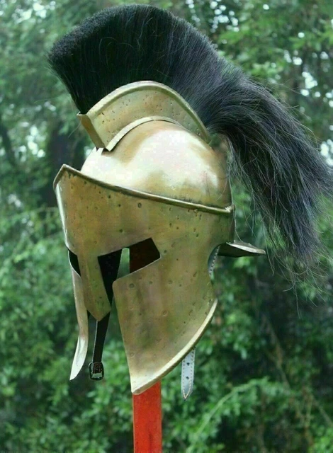 Casque Spartiate Réplique "300" Du Roi Leonidas - Acier 18 - Taille Unique (Circonférence ~68 Cm) - Décoratif - 7