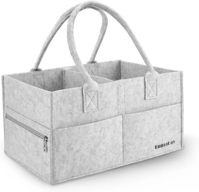 Baby Diaper Caddy Organizer Portable Nursery Essentials Storage Basket Kids Bin
