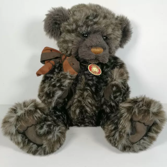 Charlie Bears CB124953B Dash Collectable Teddy Suede Scaarf With Tags