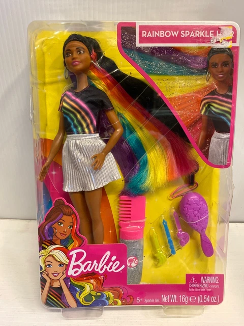 Barbie rainbow glitter clearance