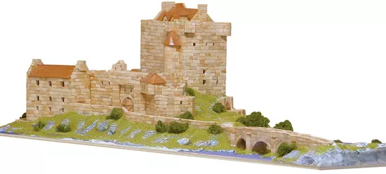 Castello Di Eilean Donan Scozia Sec. XIV Pcs 588 Kit 1:220 Model 1011 AEDES ARS