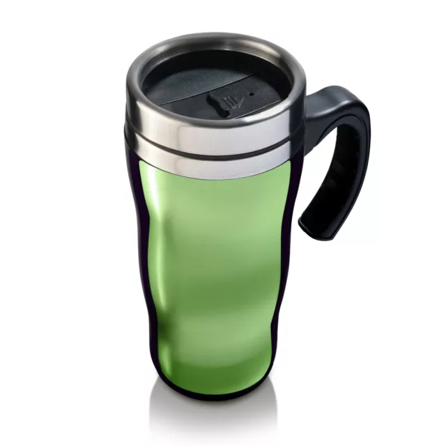 16oz Insulated Coffee Travel Mug Cup with Handle Stainless Steel Mug Tumbler