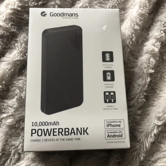 Goodmans Power Bank 2000mAh - Black