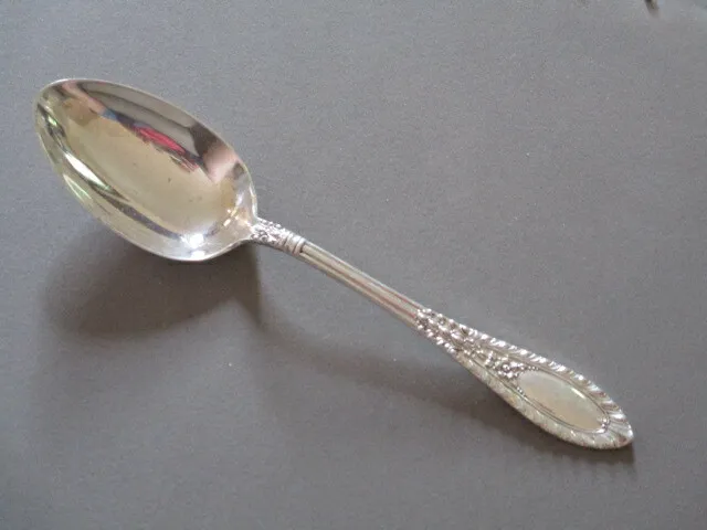 GADROONETTE by MANCHESTER STERLING SILVER TABLESPOON / SERVING SPOON