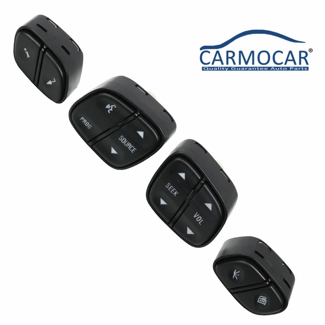 STEERING WHEEL RADIO Volume Control Switch 4 Button Set GM Trucks