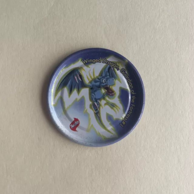 Yu Gi Oh Yugioh Tazo Metalix Metallics - 1996 42/60 Winged Dragon