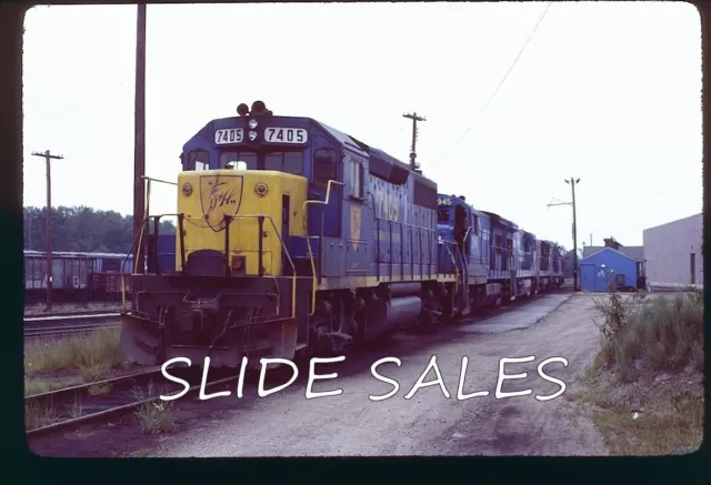 cf926 Orig. Slide Delaware & Hudson 7405 in 1983