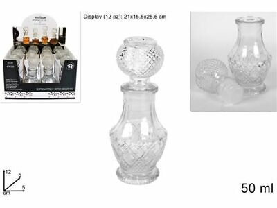 per succhi e liquori set da 50 bottigliette di vetro con tappo a vite casa-vetro da 100 ml l’una 