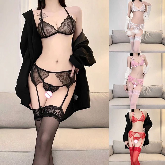 Ensemble de soutien-gorge en dentelle lingerie pour femmes sous-vêtements jarre