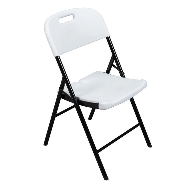 Folding Chairs Outdoor Safe Lightweight Metal/Plastic Dinng Chair (Set of 4)