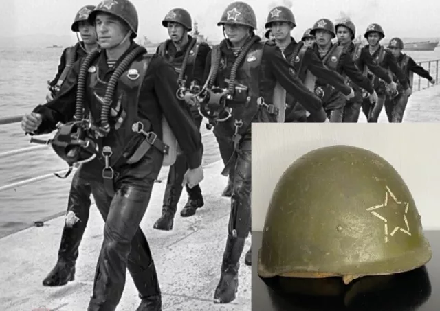 Rare casque SSH-40 des forces spéciales des marines de l'Union soviétique.... 2