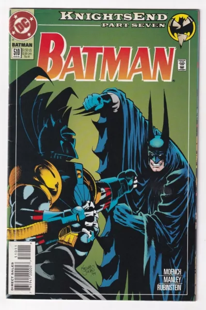 Batman #510 KnightsEnd August 1994 DC Azrael Moench Manley Rubinstein Robin