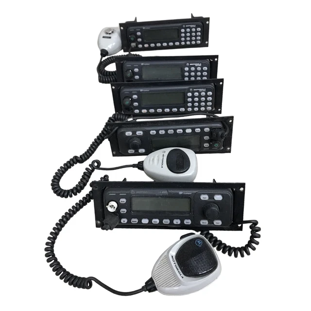 5x Motorola MCS 2000 Flashport Control Head HCN1117D (Lot)