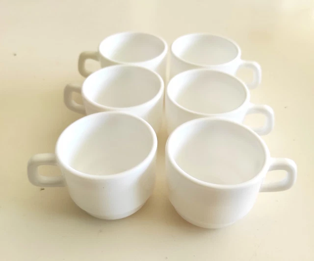 6 Tasses et 6 soucoupes Arcopal Neuve - Arts de la table