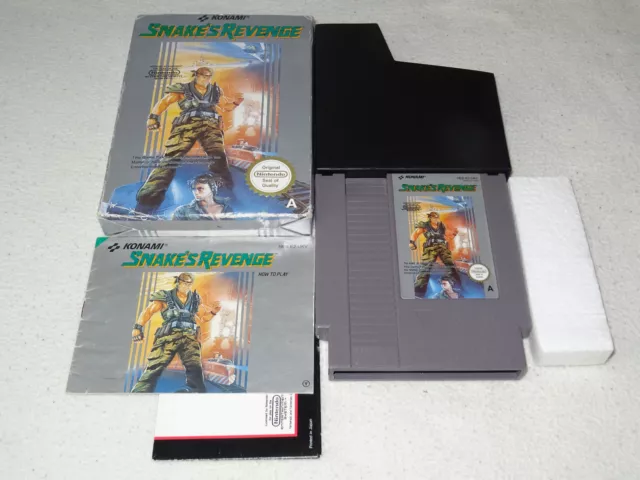 Snake`s Revenge PAL A UKV NES Spiel komplett mit OVP und Anleitung