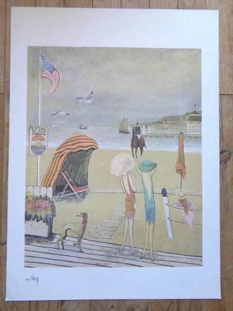 AFFICHE EXPOSITION Ramon DILLEY GALLERIE NORMANDIE Deauville 355893175304 AFFICHE EXPOSITION Ramon DILLEY GALLERIE NORMANDIE Deauville 355893175304