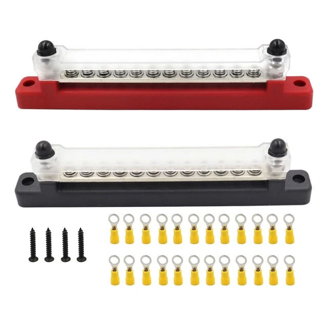 GROUND POWER DISTRIBUTION Terminal Block Pickup Insulated Busbar £10.90 ...