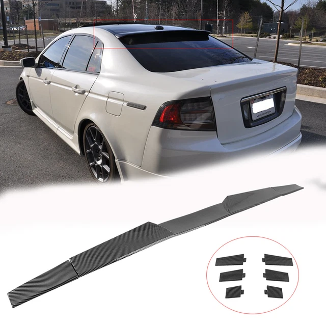 PAINTED CARBON FIBER Color Rear Roof Spoiler Window Wing for Acura TL