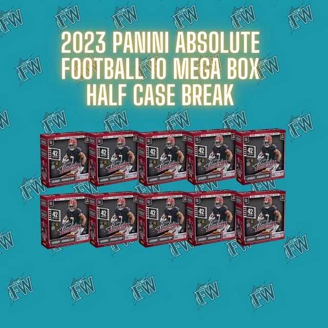 DETROIT LIONS 2023 Absolute Football Mega 10 Box Break 1400 Kaboom NFL