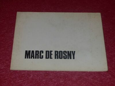 [ART XXe] MARC DE ROSNY Rare CATALOGUE EXPOSITION BRUXELLES 1966 GALERIE SMITH