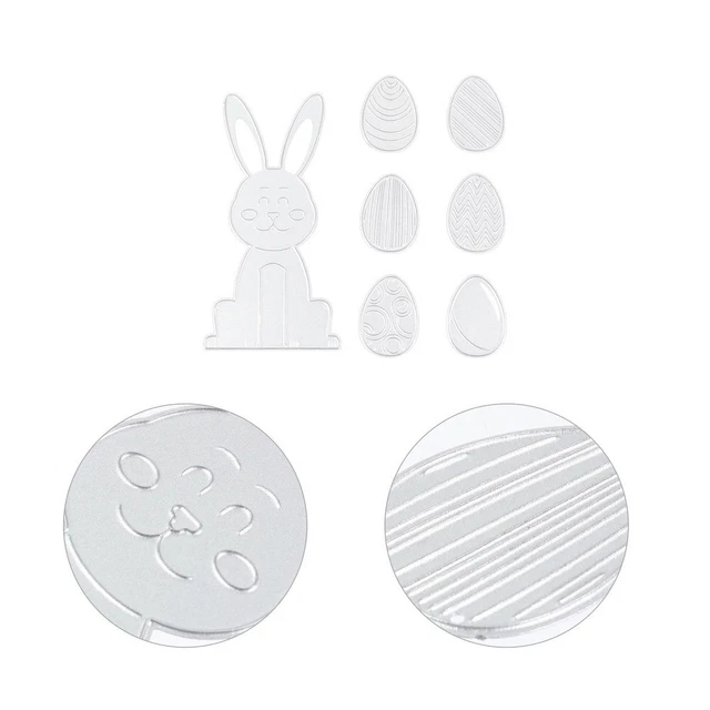 1 Seteaster template /7pcs Ostern Briefmarken Ostern Vorlage Glücklich Ostern St