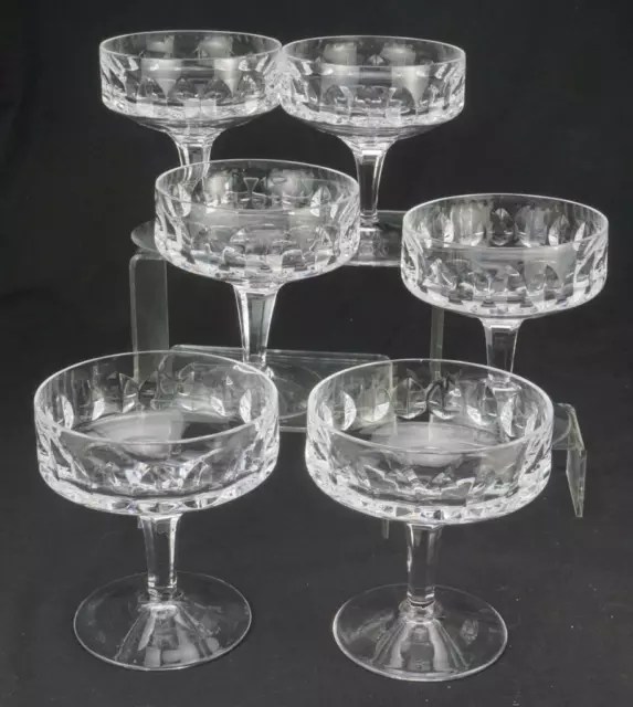 Set of 6 Champagne Glasses or Tall Sherbet Dishes Granada Pattern by Peill ZE244 Set of 6 Champagne Glasses or Tall Sherbet Dishes Granada Pattern by Peill ZE244